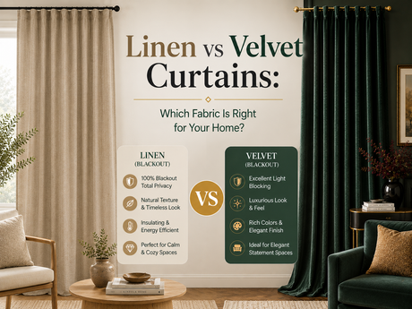 Linen vs Velvet Curtains: Which Fabric Is Right for Your Home?