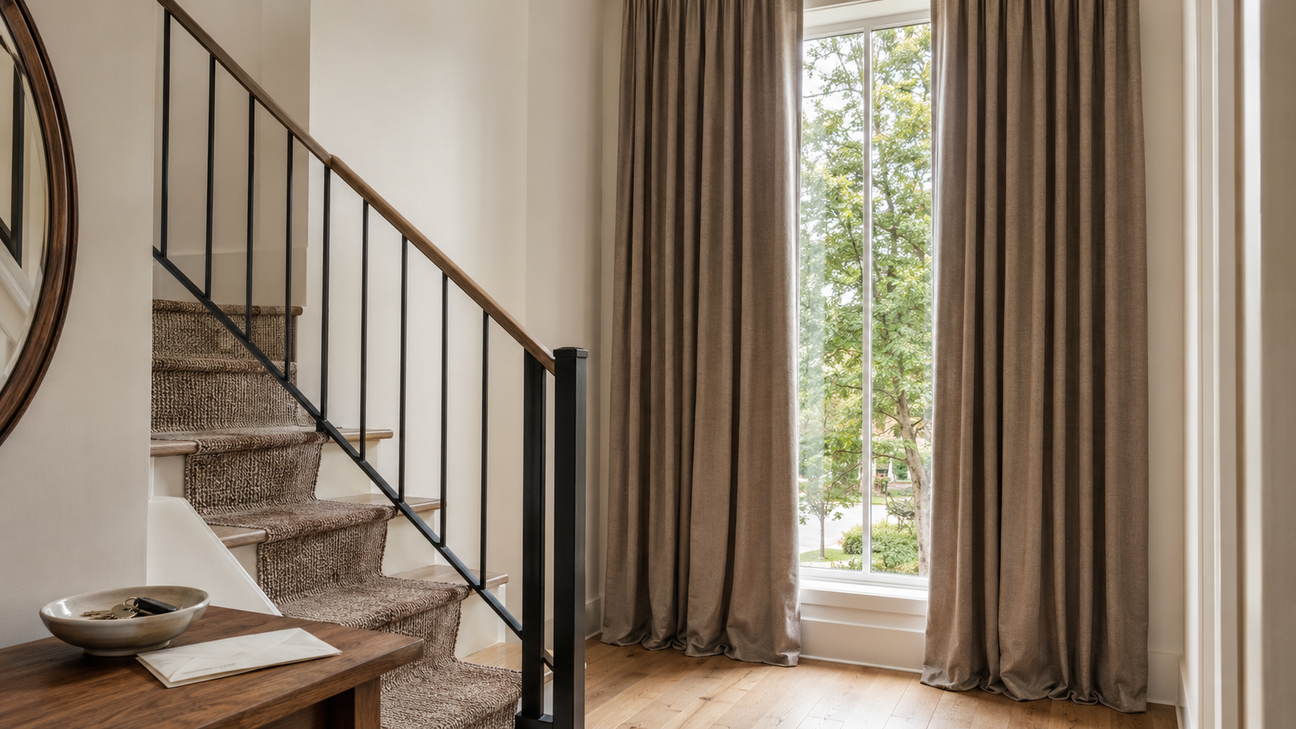 Taupe Curtains
