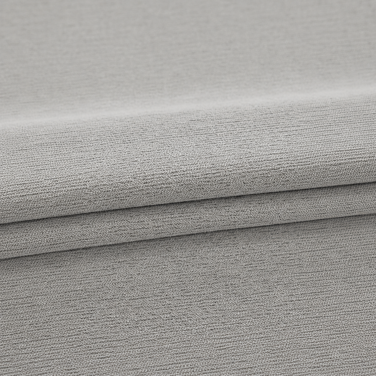 Soft Grey Double-Sided Cotton Blend Blackout Curtains