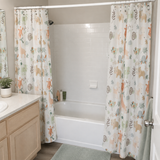Safari Baby Animals Shower Curtain