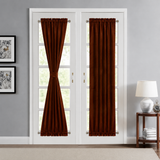 Dark Mahogany Velvet Door Curtain