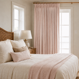 Dusty Rose Linen Curtains
