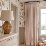 Dusty Rose Linen Curtains