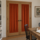 Deep Scarlet Velvet Door Curtain
