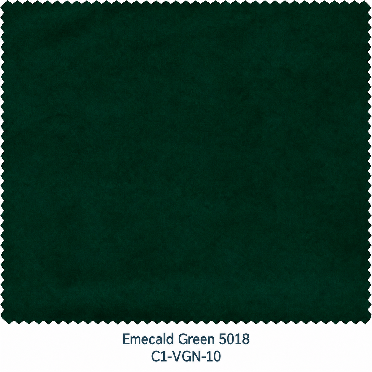Green Velvet Curtain Fabric Swatch