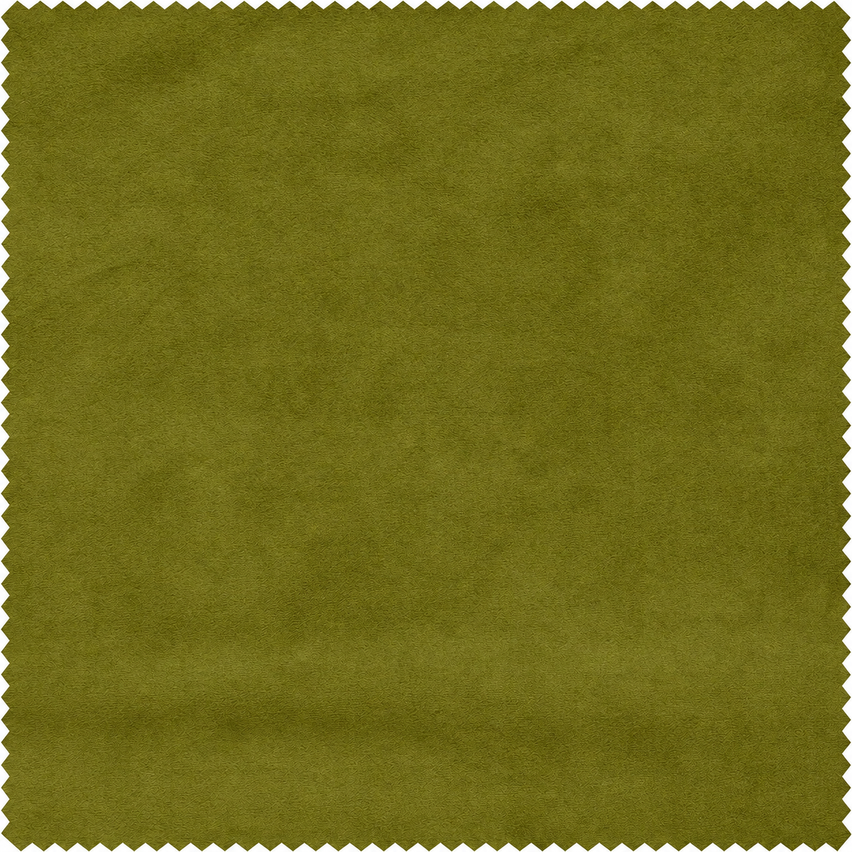 Avocado Green Velvet Pinch Pleat Curtains