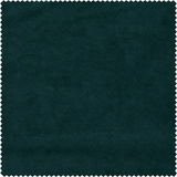 63 Inch Long Dark Jade Green Velvet Curtains