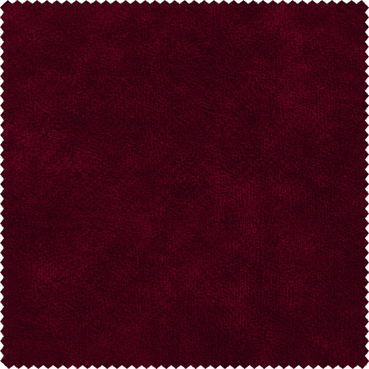 84 Inch Long Wine Red Velvet Curtains