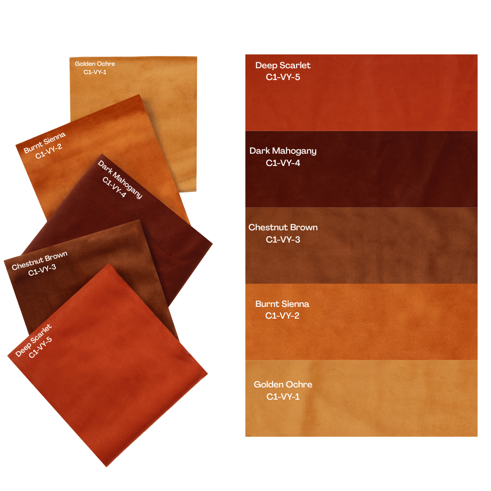 Dark Mahogany Flame Retardant Velvet Curtains