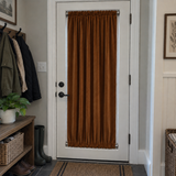 Chestnut Brown Velvet Door Curtain