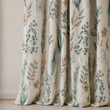 Botanical Herb Garden Grommet Top Curtains