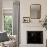120 Inch Long Mint Gray Linen Curtains