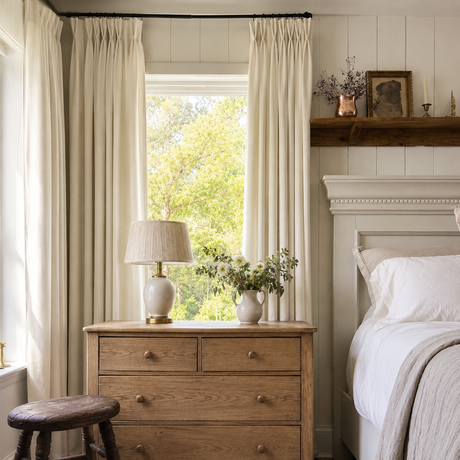 Cream Linen Curtains