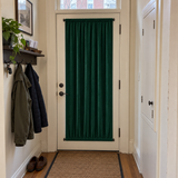 Emerald Green Velvet Door Curtain