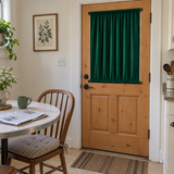 Emerald Green Velvet Door Curtain