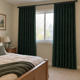 Gemstone Green Velvet Curtains
