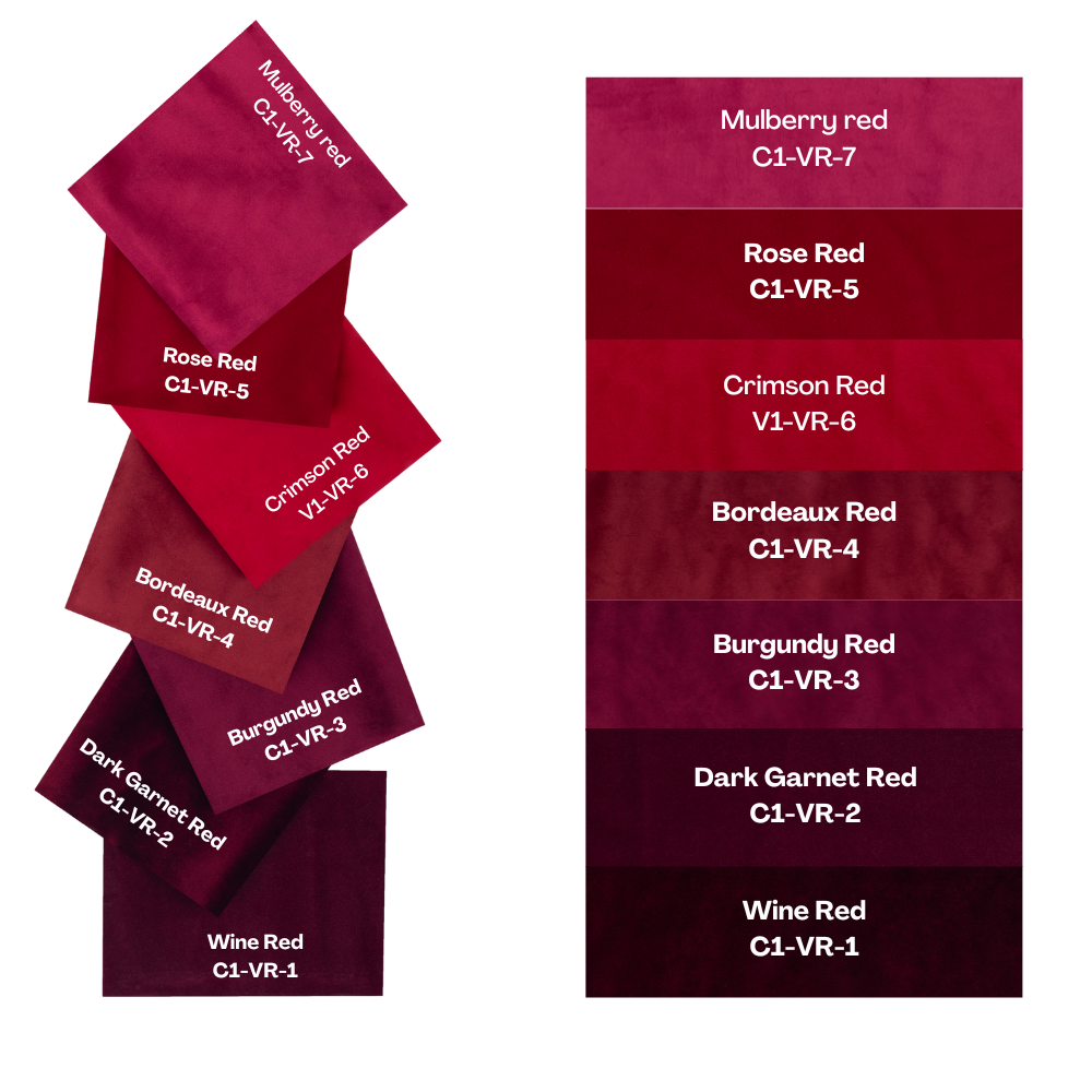 Rose Red Flame Retardant Velvet Curtains