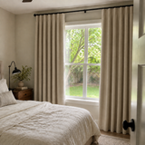 Natural Linen Blackout Curtains