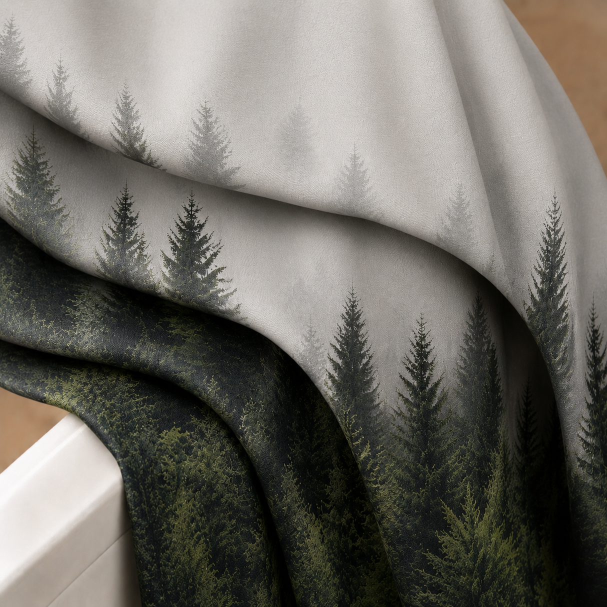 Misty Forest Shower Curtain