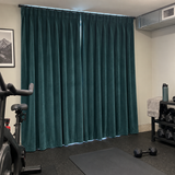 96 Inch Long Teal Velvet Curtains