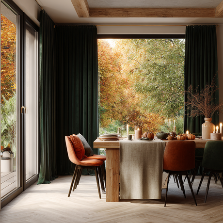 63 Inch Long Jade Green Velvet Curtains