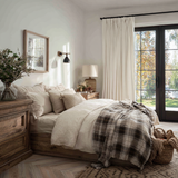 Coconut White Velvet Curtains