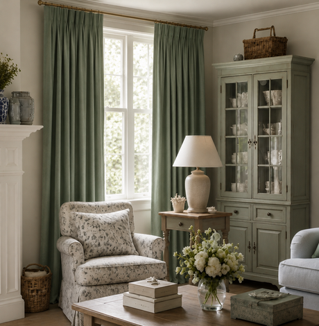 Serene-farmhouse-living-room-corner
