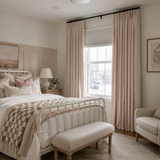 Dusty Rose Linen Curtains