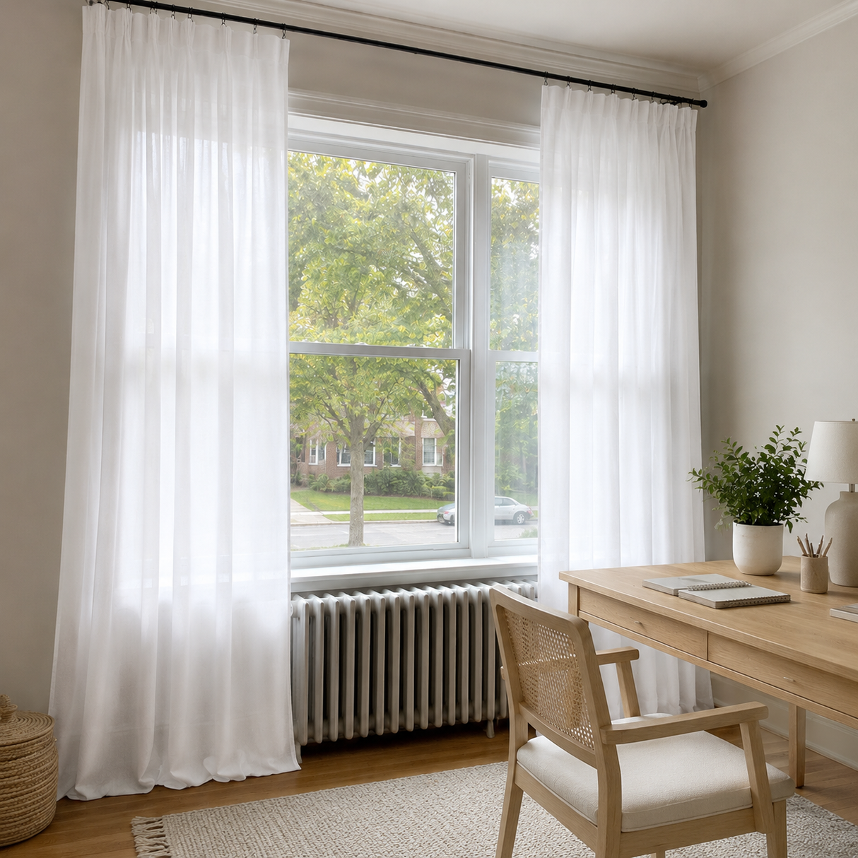 Snow Veil Sheer Curtain