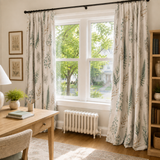 Botanical Herb Garden Rod Pocket Curtains
