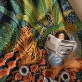 Tropical Tiger Shower Curtain