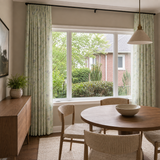 Warm Vanilla Botanical Light Filtering Curtains