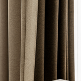 Mushroom Beige Linen Blackout Curtains