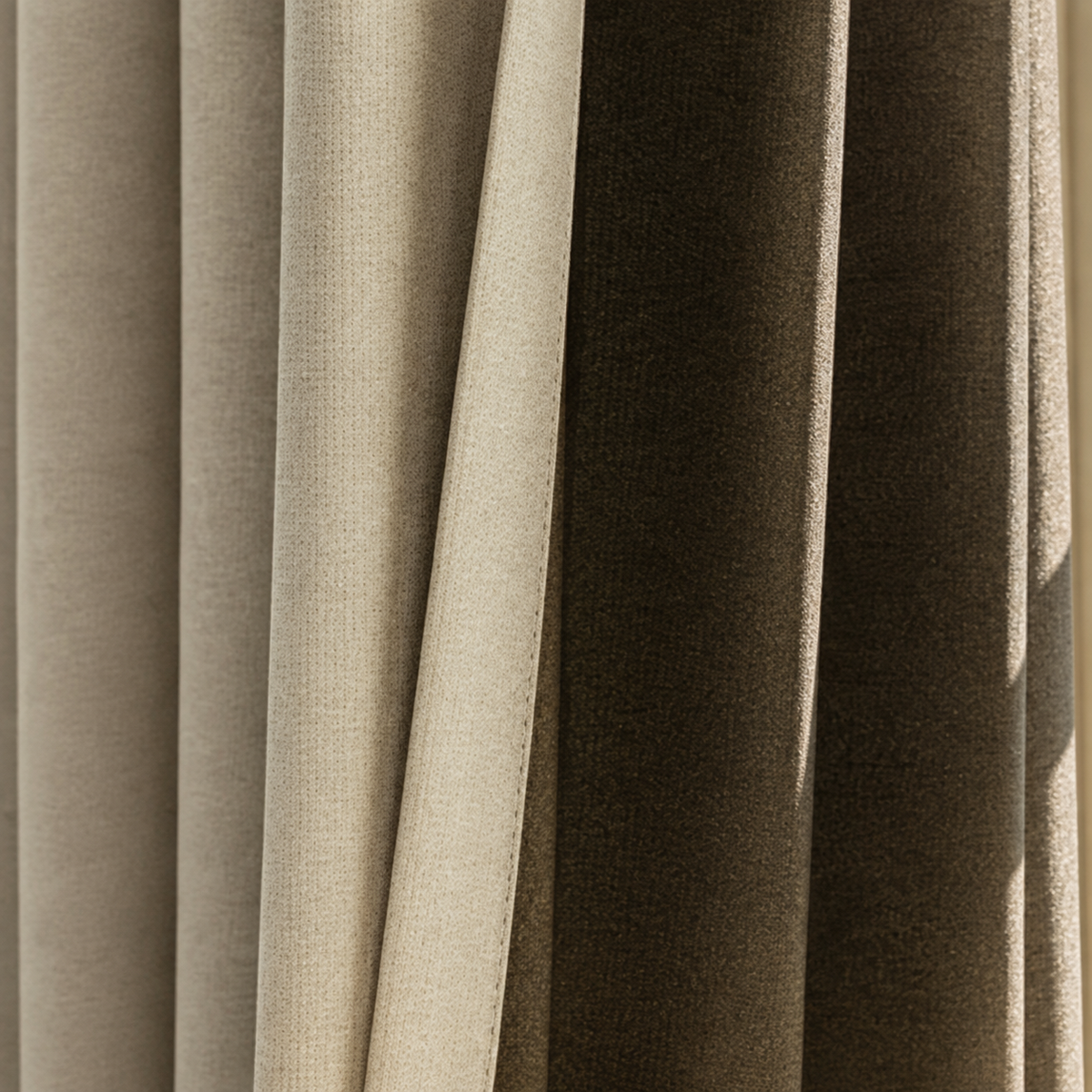 Natural Linen Blackout Curtains