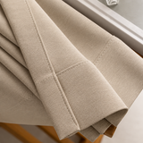 Warm Greige Linen Pinch Pleat Curtains