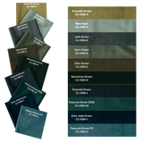 Green Velvet Curtain Fabric Swatch